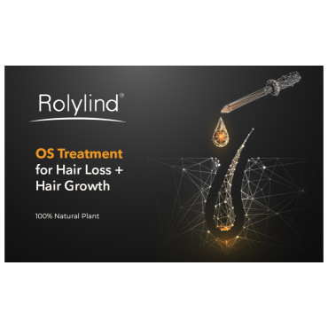 Rolylind OS Treatment for hair loss shampoo & hair growth serum combos- 5 Pcs (Serum­ 4x50ml + Shampoo 1x400ml)